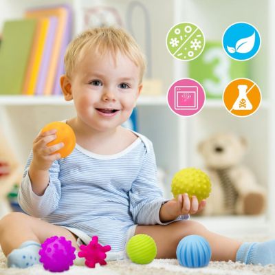 Balles Sensorielles 100% Naturelles – Développement Sensoriel et Jeu en Douceur - ESPACE DES BEBES